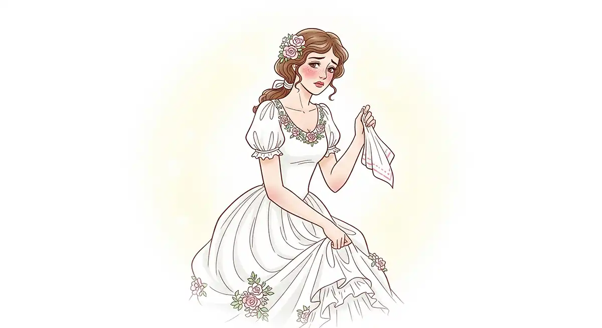 不倫関係を続けている女性が、自身の将来に強い不安を感じている様子